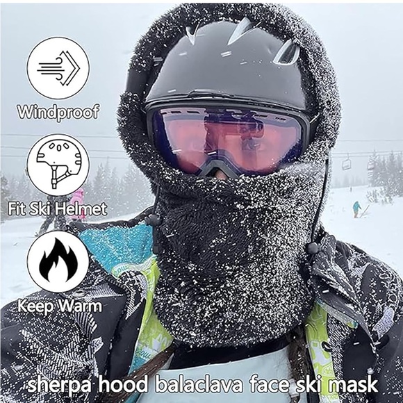 Fleece Hooded Scarf - Picture 4 of 11